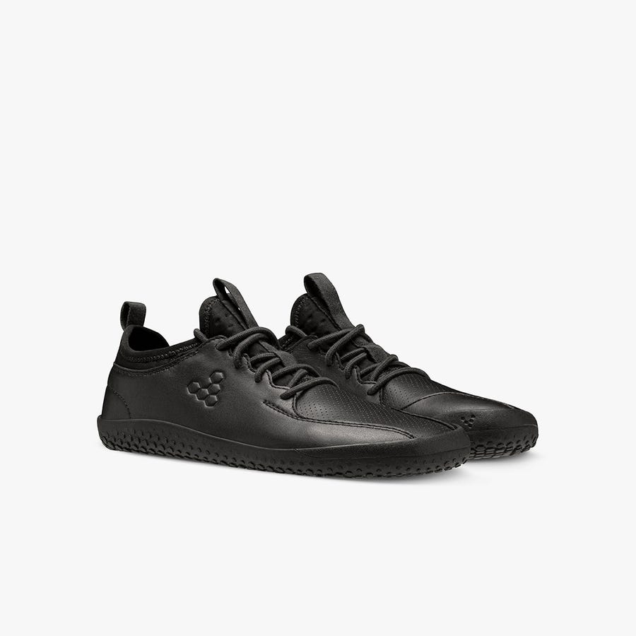 Black Kids' Vivobarefoot Primus School II Juniors Casual Shoes | Philippines 0236WNBY